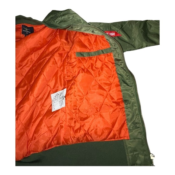 Asstseries Militare Women’s  Bomber Jacket Windbreaker Blue Lightweight Size S - Picture 7 of 15